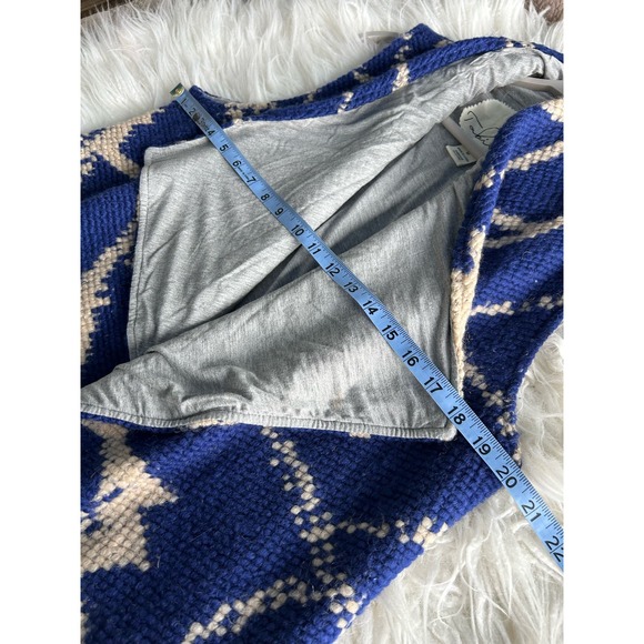 Anthropologie Tabatha Blue‎ Sweater Vest women's size medium - Picture 11 of 11